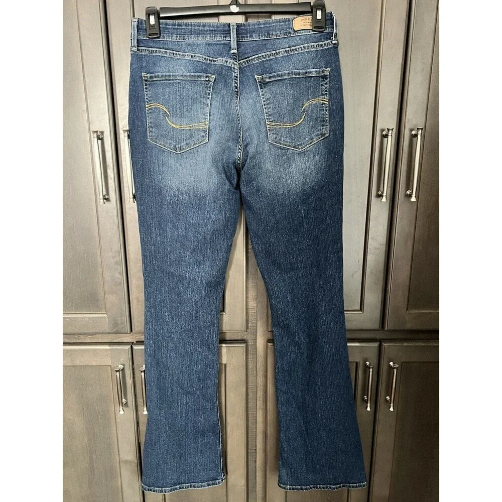 Levi Strauss Signature Modern Bootcut Jeans Denim Medium Wash Women’s 12 Long